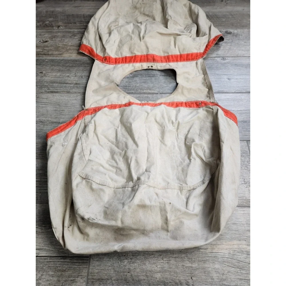 Vintage Columbus Dispatch Newspaper Bag Canvas Carrier Paper Boy Double‎ Sided